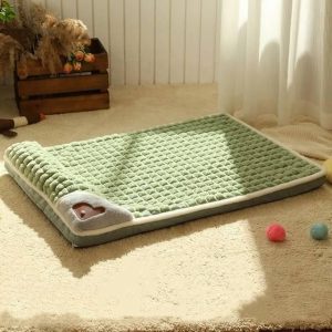Cozy Plaid Pet Bed for Small to Medium Dogs and Cats - Ultimate Comfort & Style