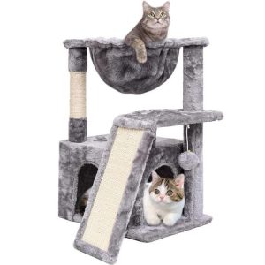 Ultimate Modern Indoor Cat Activity Tower with Plush Perch for Happy Felines