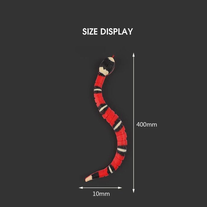 An image showing a size display of 9828-5fc6f8.jpg, measuring 400mm in length and 10mm in width. This smart sensing, USB rechargeable toy offers endless fun with its lifelike design and easy recharging feature.