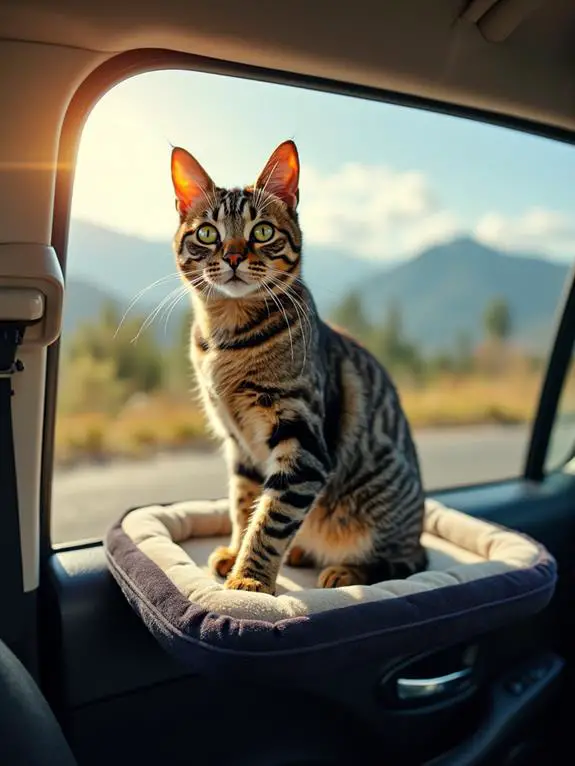 birdwatching from car perch