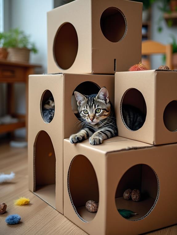 cardboard box labyrinth challenge