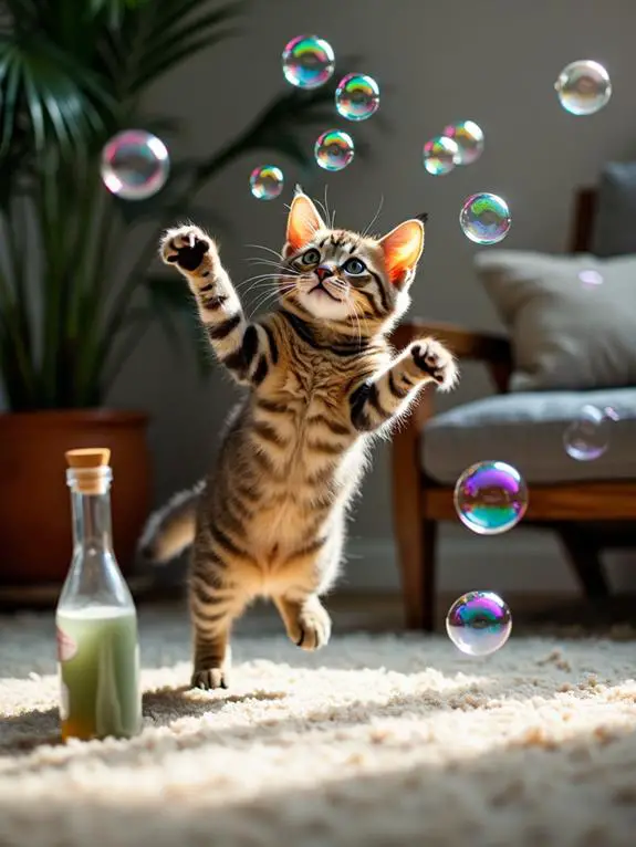 catnip infused bubble fun