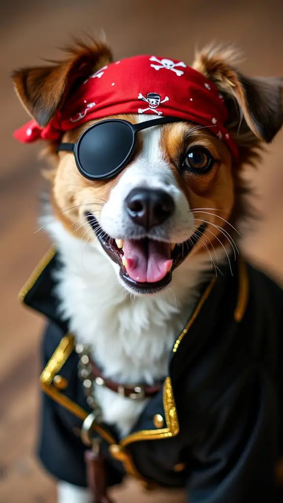 diy pirate dog outfit