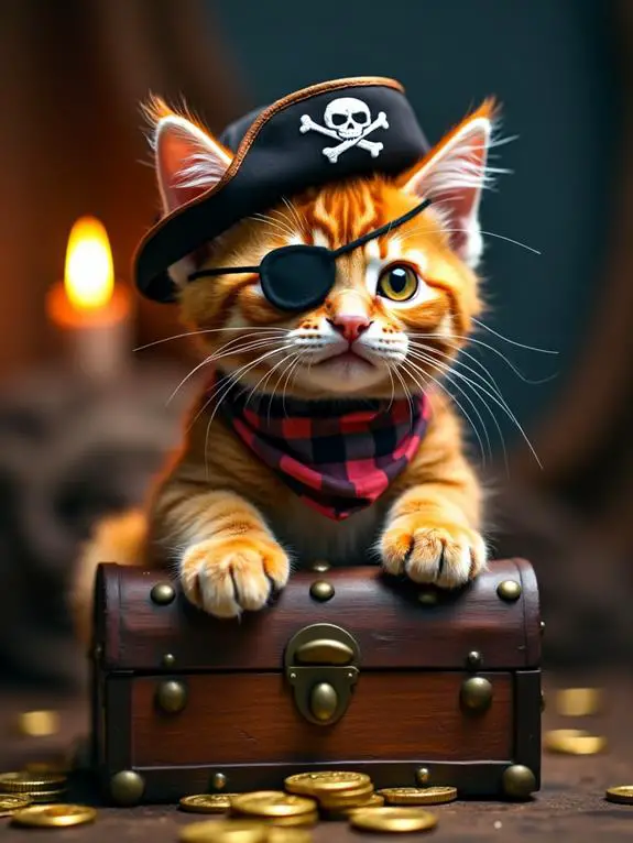 swashbuckling cat adventurer